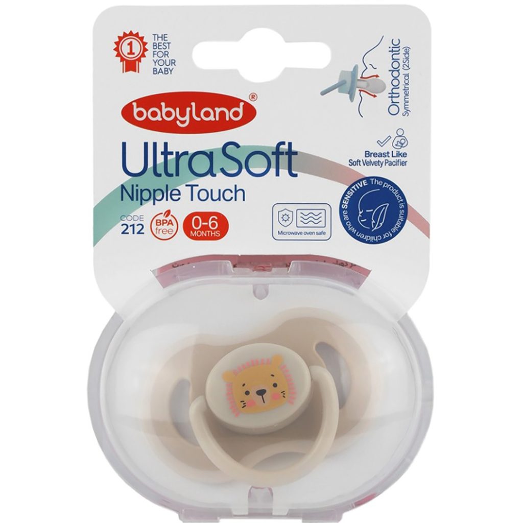 پستانک سنستیو اولترا سافت 0 تا 6 ماه همراه با قاب استریل کد 212 بی بی لند