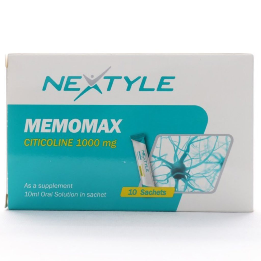 ساشه سیتی کولین 1000 میلی گرم ممومکس با طعم توت فرنگی نکستایل