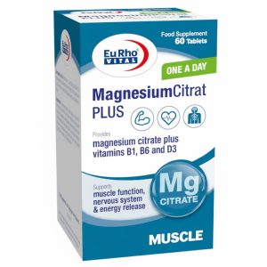 قرص منیزیم سیترات پلاس 200 میلی گرم یوروویتال