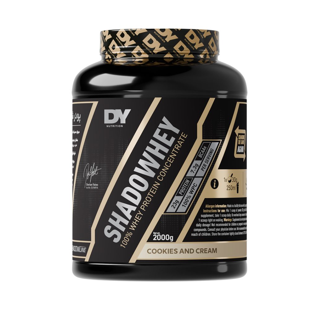 پودر پروتئین شادو وی با طعم بیسکوئیت کرمدار دوریان یتس