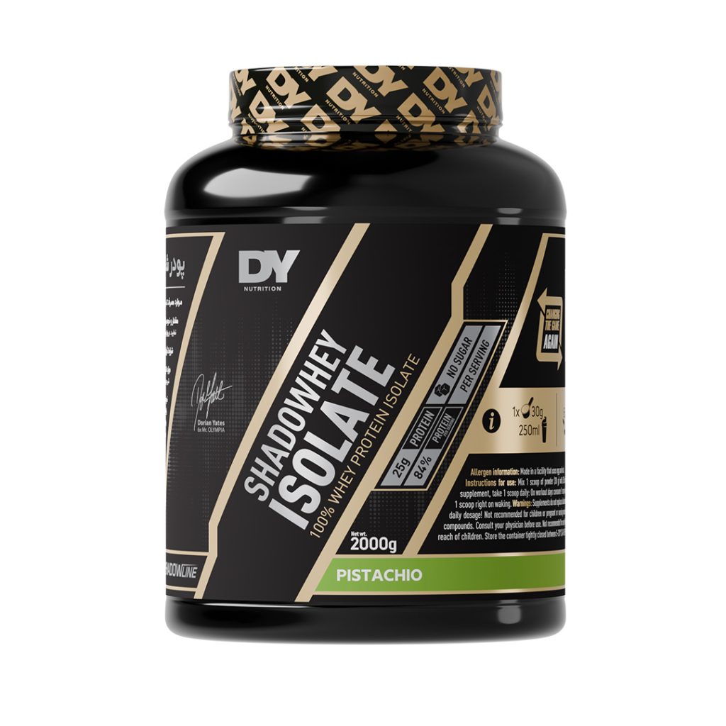 پودر پروتئین شادو وی ایزوله با طعم پسته دوریان یتس