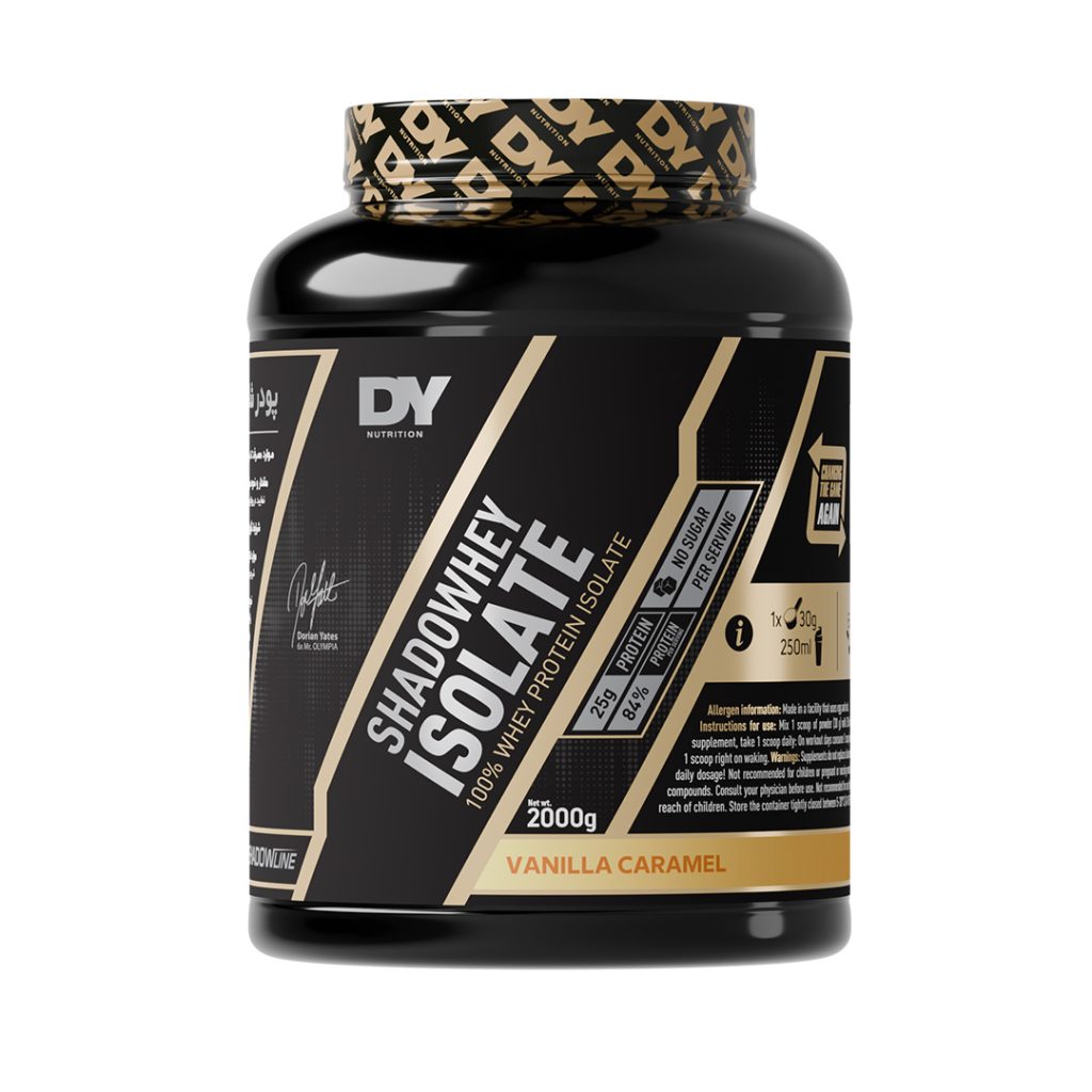 پودر پروتئین شادو وی ایزوله با طعم وانیل کارامل دوریان یتس