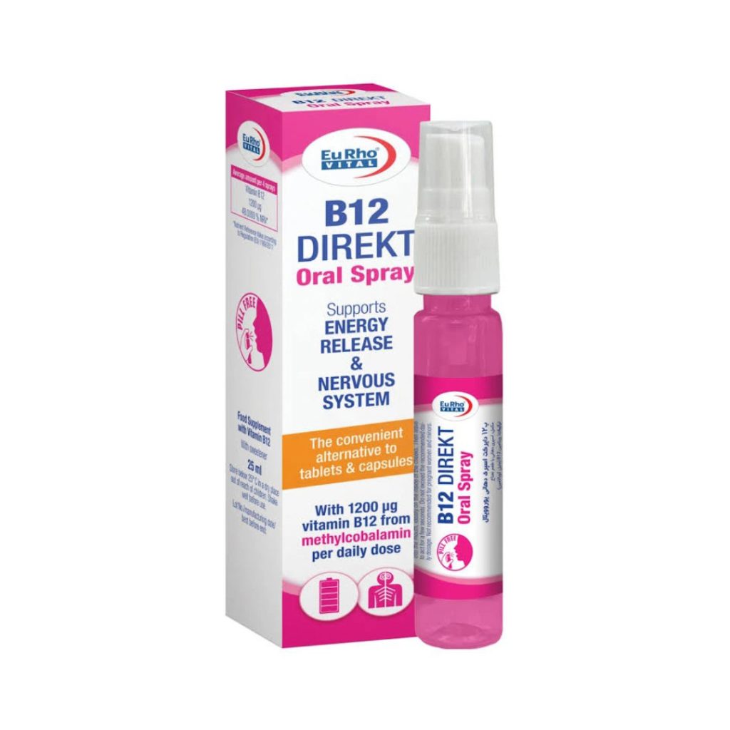 اسپری دهانی ویتامین ب 12 دایرکت یوروویتال
