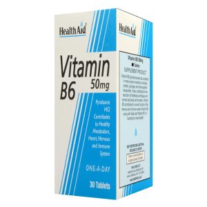 قرص ویتامین ب6 50 میلی گرم هلث اید