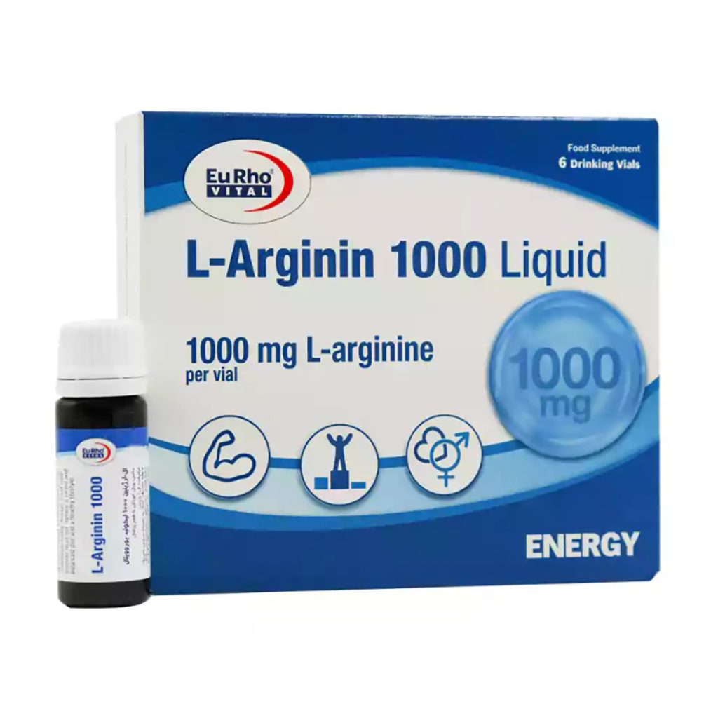 ویال خوراکی ال آرژنین 1000 میلی گرم یوروویتال