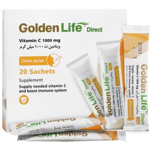 ساشه ویتامین ث 1000 میلی گرم گلدن لایف