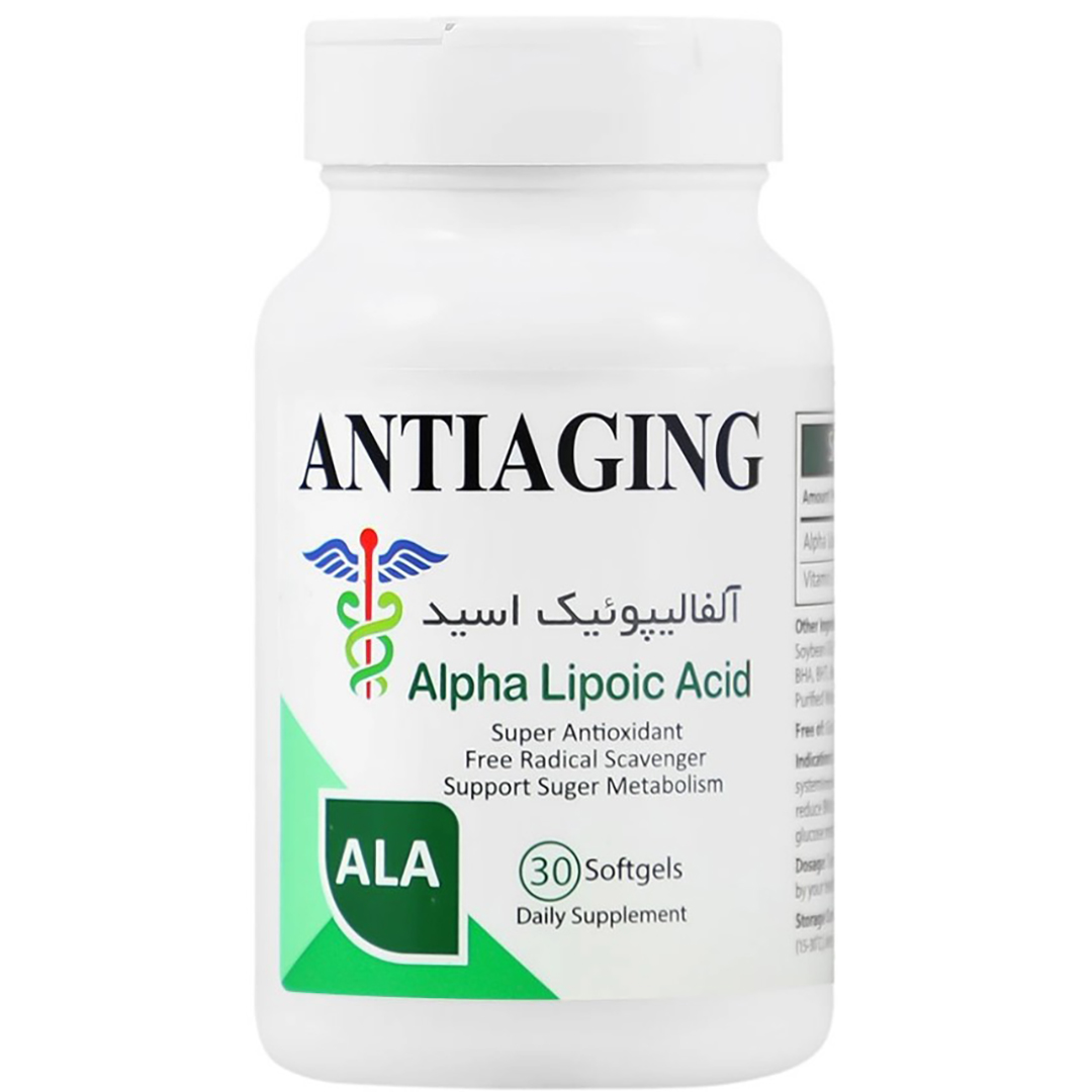87210-00.jpg سافت ژل آلفا لیپوئیک اسید آنتی ایجینگ