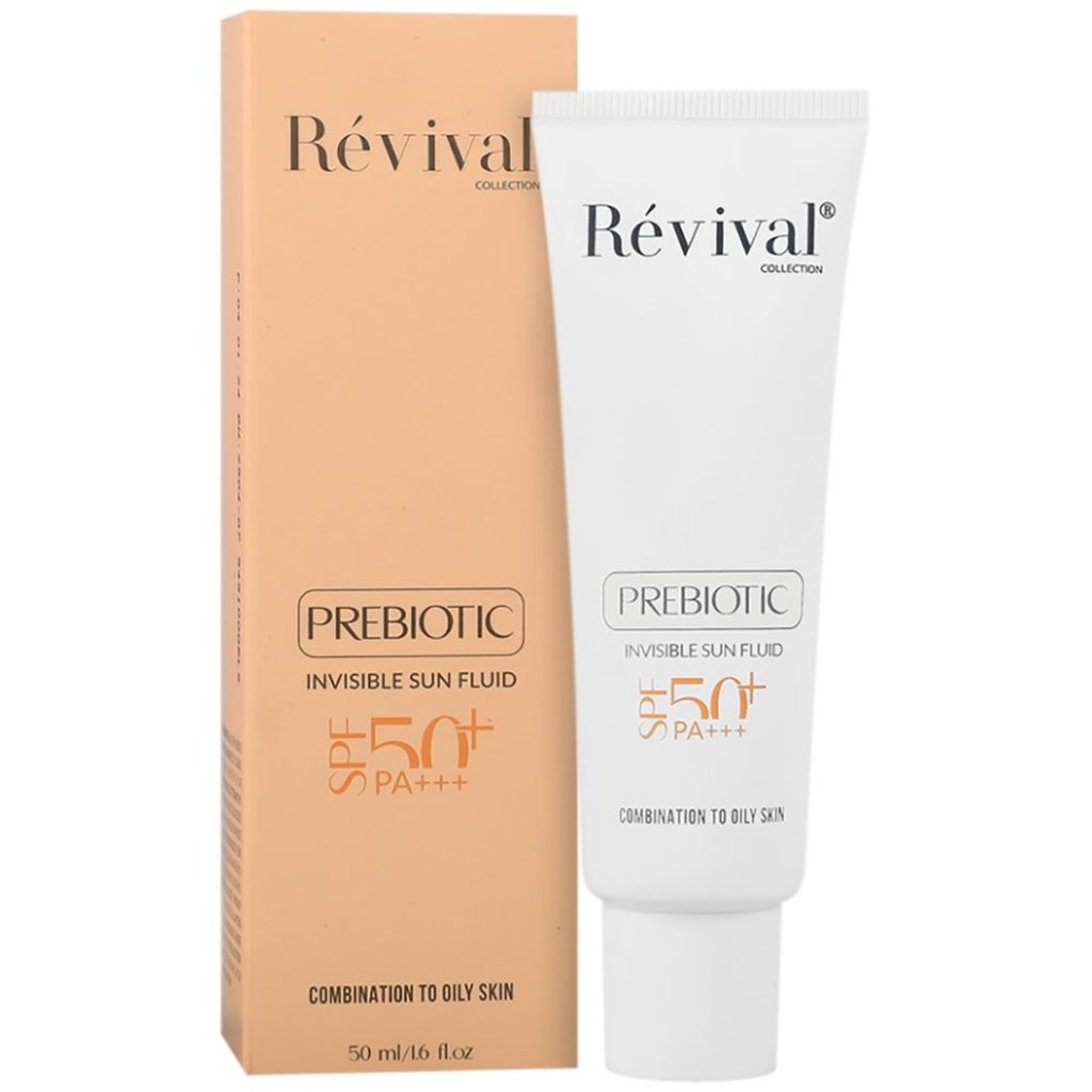 فلوئید ضد آفتاب پروبیوتیک SPF50 پوست چرب رویوال