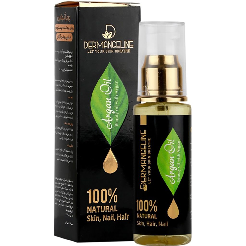 روغن آرگان نرم کننده پوست و مو و ناخن درم انجلین