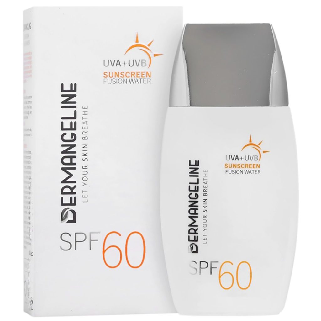 کرم ضد آفتاب فیوژن واتر SPF60 پوست چرب درم انجلین